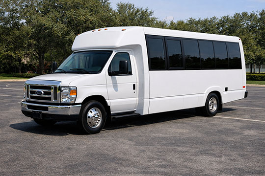 18-passenger minibus available for charter in New Carlisle, IN